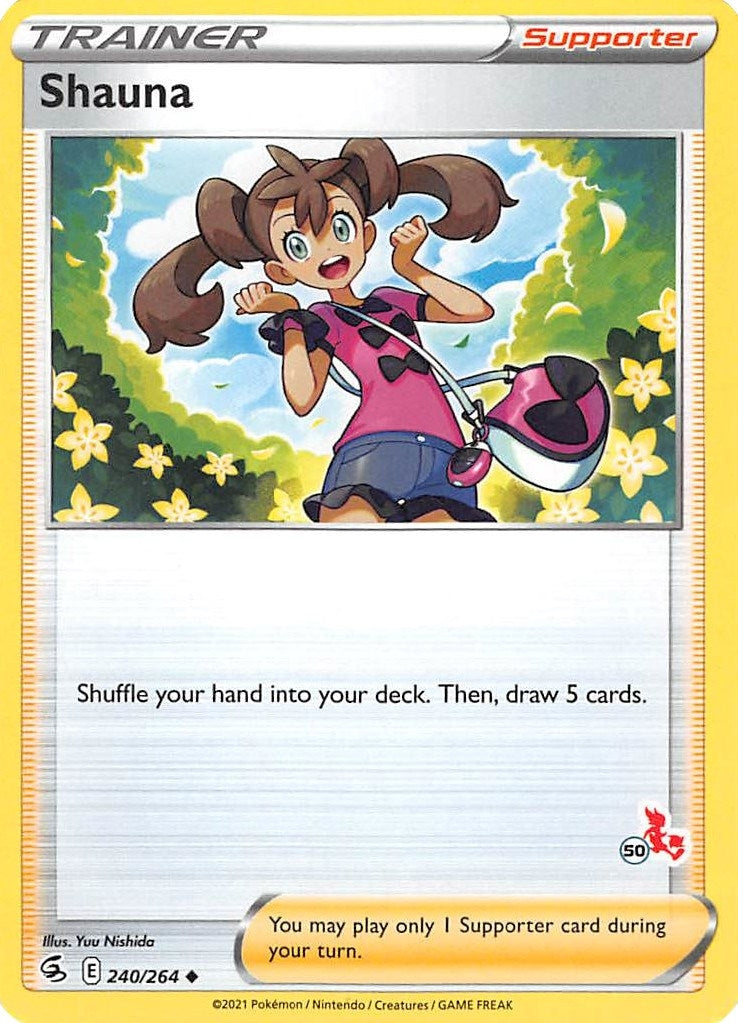 Image for Shauna - 240/264 (#50 Cinderace Stamped) (240/264) [Battle Academy 2022] - Pokemon