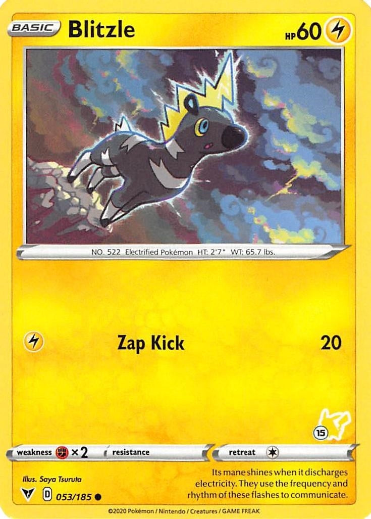 Image for Blitzle - 053/185 (#15 Pikachu Stamped) (053/185) [Battle Academy 2022] - Pokemon