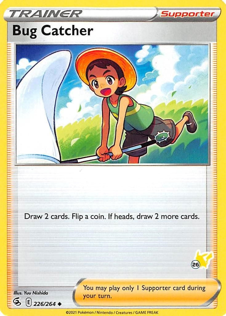Image for Bug Catcher - 226/264 (#26 Pikachu Stamped) (226/264) [Battle Academy 2022] - Pokemon