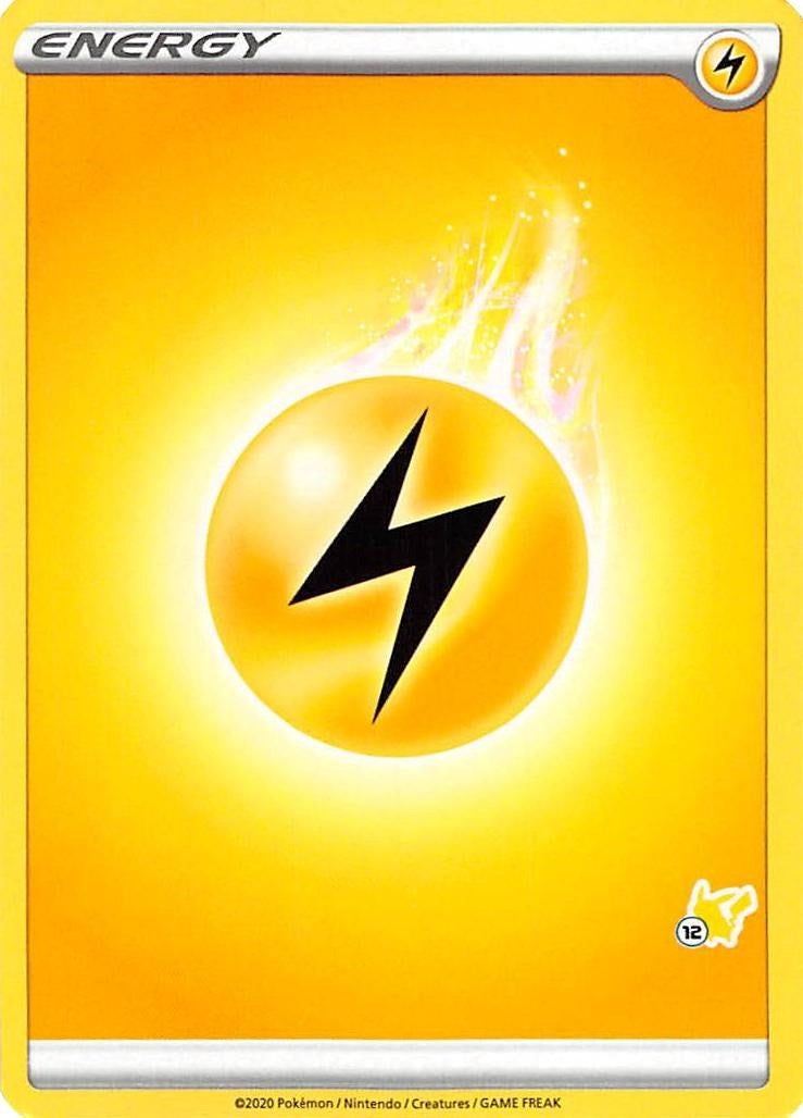 Image for Lightning Energy (#12 Pikachu Stamped) [Battle Academy 2022] - Pokemon