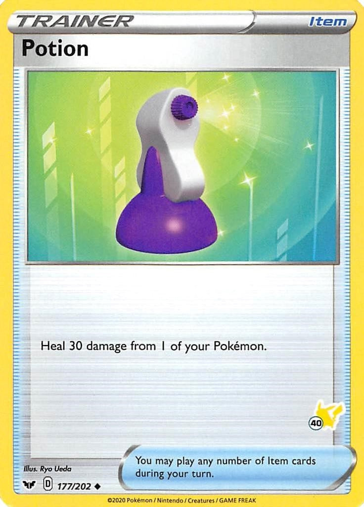 Image for Potion - 177/202 (#40 Pikachu Stamped) (177/202) [Battle Academy 2022] - Pokemon