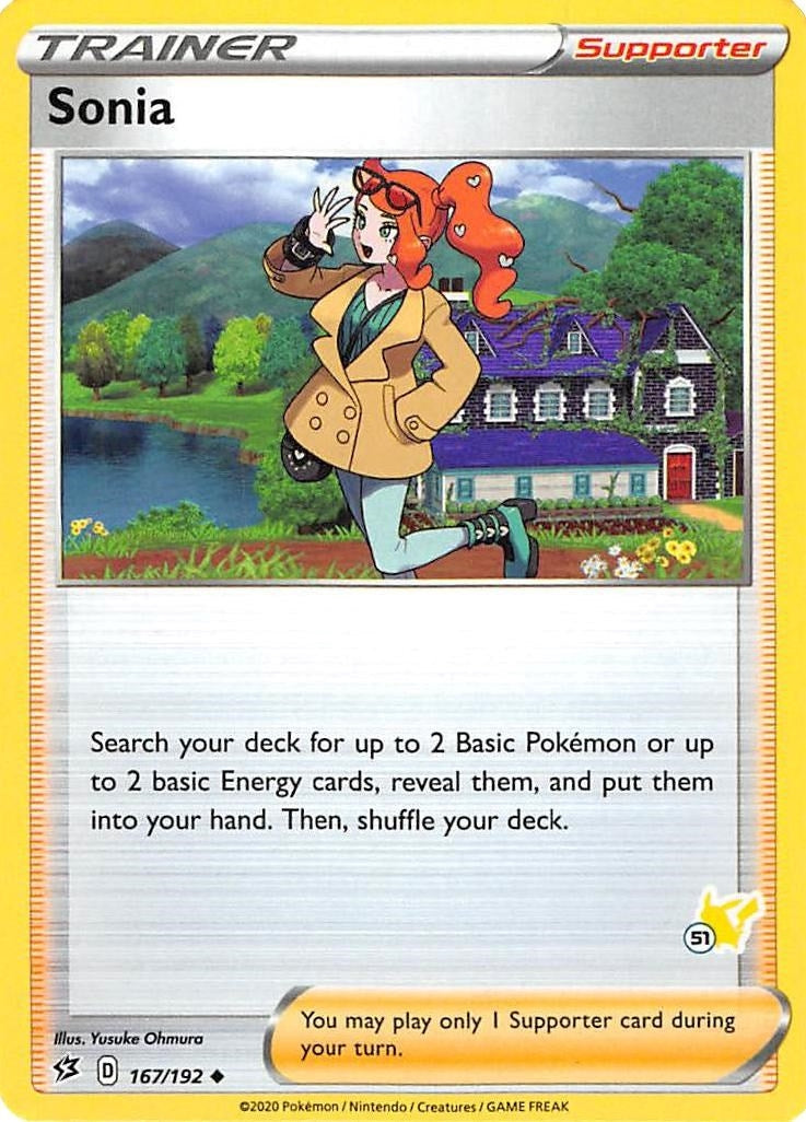 Image for Sonia - 167/192 (#51 Pikachu Stamped) (167/192) [Battle Academy 2022] - Pokemon