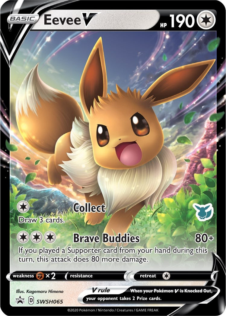 Image for Eevee V - SWSH065 (Eevee Stamped) (SWSH065) [Battle Academy 2022] - Pokemon
