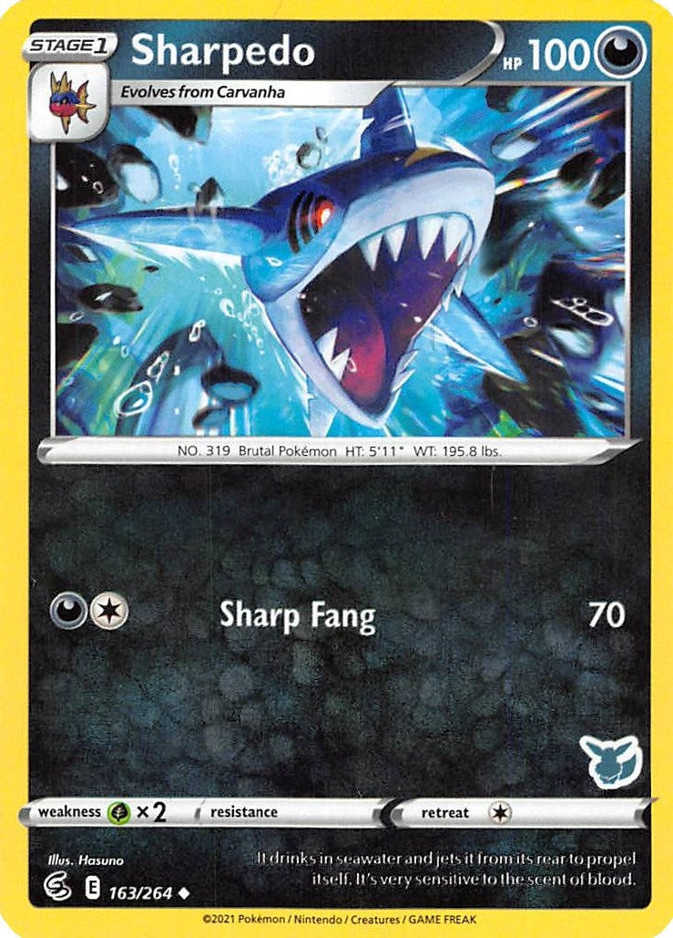 Image for Sharpedo - 163/264 (Eevee Stamped) (163/264) [Battle Academy 2022] - Pokemon