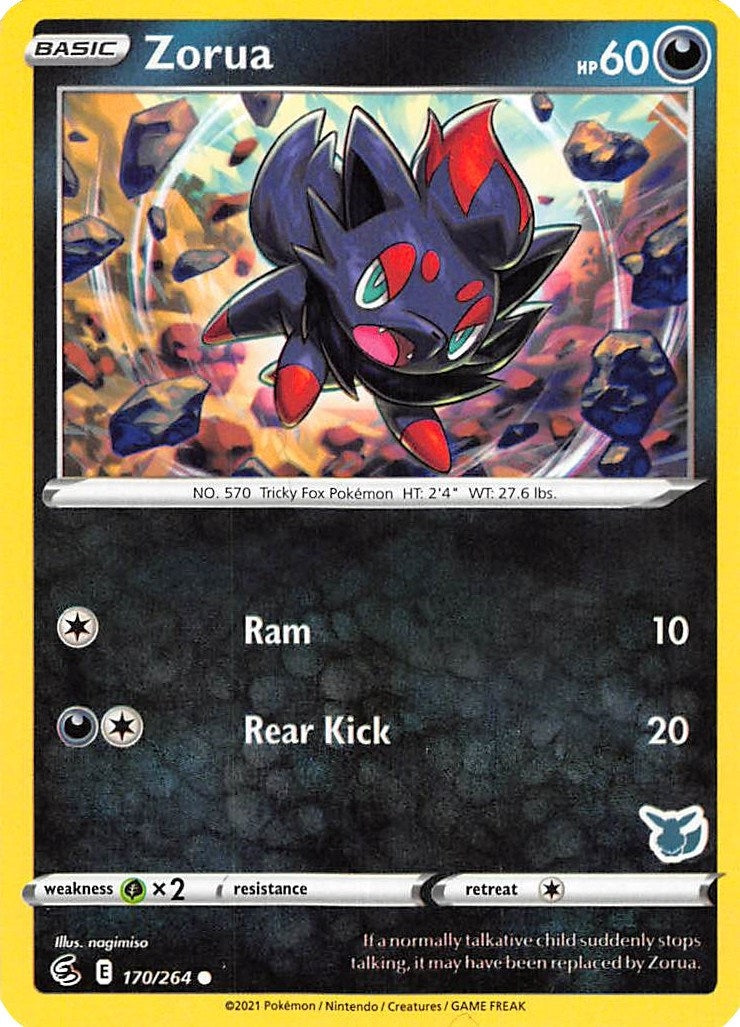 Image for Zorua - 170/264 (Eevee Stamped) (170/264) [Battle Academy 2022] - Pokemon