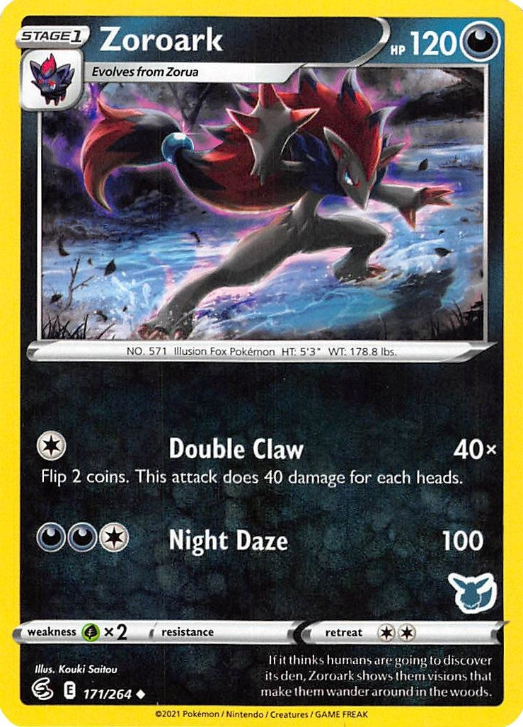 Image for Zoroark - 171/264 (Eevee Stamped) (171/264) [Battle Academy 2022] - Pokemon