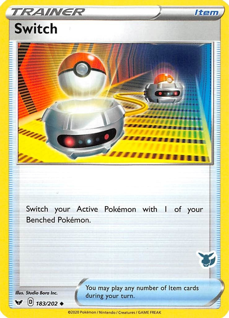 Image for Switch - 183/202 (Eevee Stamped) (183/202) [Battle Academy 2022] - Pokemon