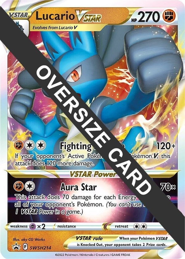 Image for Lucario VSTAR - SWSH214 (SWSH214) [Jumbo Cards] - Pokemon