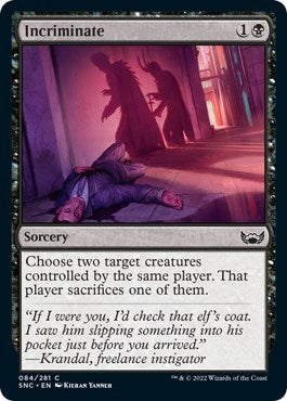 Image for Incriminate (84) [Streets of New Capenna] - Magic: The Gathering
