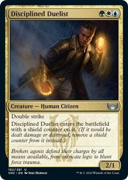 Image for Disciplined Duelist (182) [Streets of New Capenna] - Magic: The Gathering
