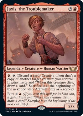 Image for Jaxis, the Troublemaker (112) [Streets of New Capenna] - Magic: The Gathering