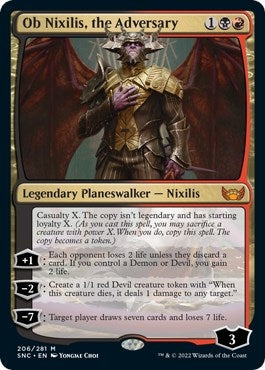 Image for Ob Nixilis, the Adversary (206) [Streets of New Capenna] - Magic: The Gathering