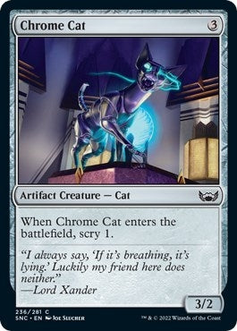 Image for Chrome Cat (236) [Streets of New Capenna] - Magic: The Gathering