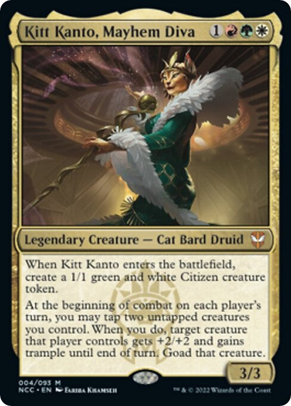 Kitt Kanto, Mayhem Diva (4) [Commander: Streets of New Capenna]
