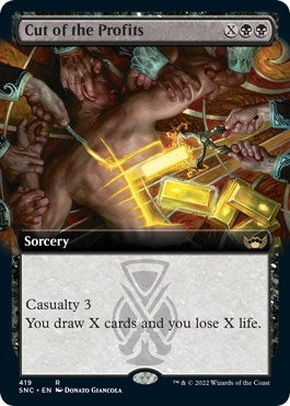 Image for Cut of the Profits (Extended Art) (419) [Streets of New Capenna] - Magic: The Gathering