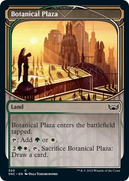 Image for Botanical Plaza (Showcase) (350) [Streets of New Capenna] - Magic: The Gathering