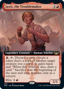 Image for Jaxis, the Troublemaker (Extended Art) (425) [Streets of New Capenna] - Magic: The Gathering