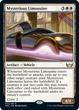 Image for Mysterious Limousine (22) [Streets of New Capenna] - Magic: The Gathering