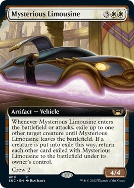 Image for Mysterious Limousine (Extended Art) (408) [Streets of New Capenna] - Magic: The Gathering