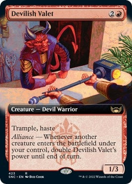 Image for Devilish Valet (Extended Art) (423) [Streets of New Capenna] - Magic: The Gathering