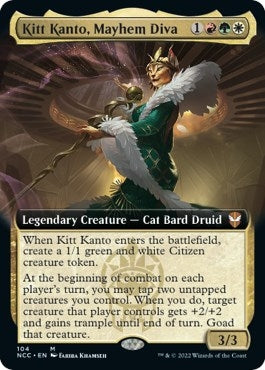 Image for Kitt Kanto, Mayhem Diva (Extended Art) (104) [Streets of New Capenna] - Magic: The Gathering