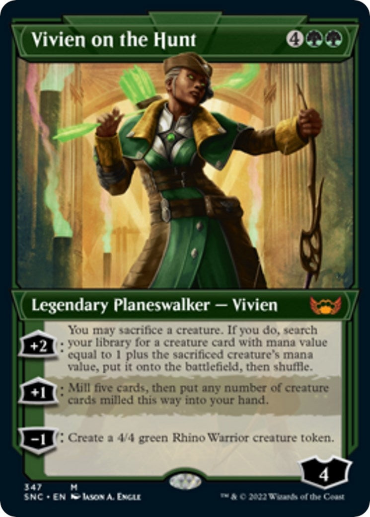 Image for Vivien on the Hunt (Showcase) (347) [Streets of New Capenna] - Magic: The Gathering