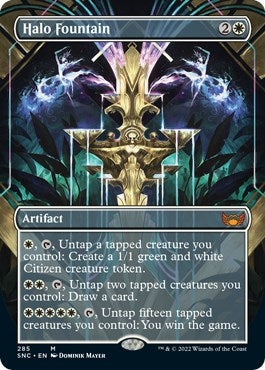 Image for Halo Fountain (Borderless) (285) [Streets of New Capenna] - Magic: The Gathering