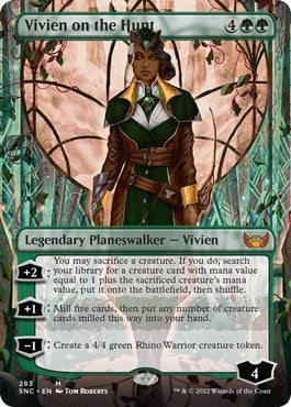 Image for Vivien on the Hunt (Borderless) (283) [Streets of New Capenna] - Magic: The Gathering