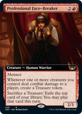 Image for Professional Face-Breaker (Extended Art) (426) [Streets of New Capenna] - Magic: The Gathering