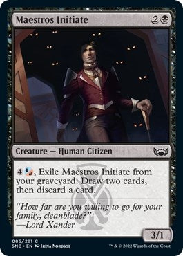 Image for Maestros Initiate (86) [Streets of New Capenna] - Magic: The Gathering