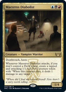 Image for Maestros Diabolist (200) [Streets of New Capenna] - Magic: The Gathering
