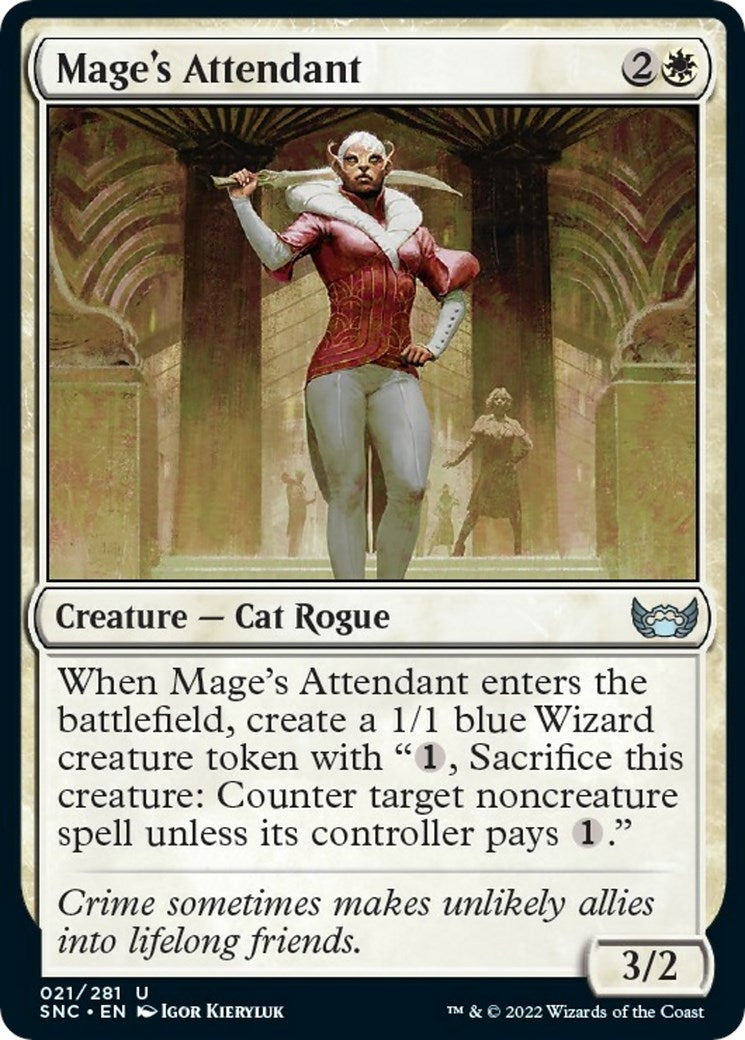 Image for Mage's Attendant (21) [Streets of New Capenna] - Magic: The Gathering