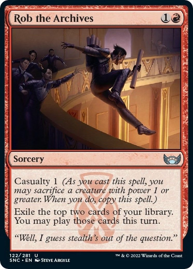 Image for Rob the Archives (122) [Streets of New Capenna] - Magic: The Gathering