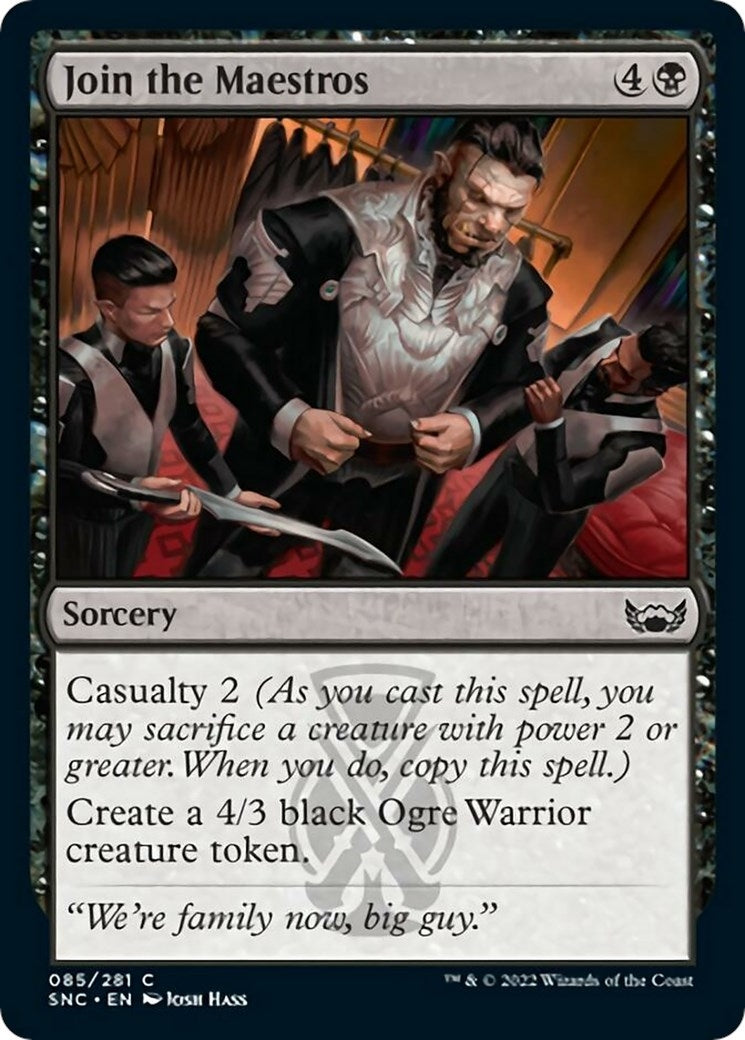 Image for Join the Maestros (85) [Streets of New Capenna] - Magic: The Gathering