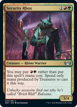 Image for Security Rhox (220) [Streets of New Capenna] - Magic: The Gathering