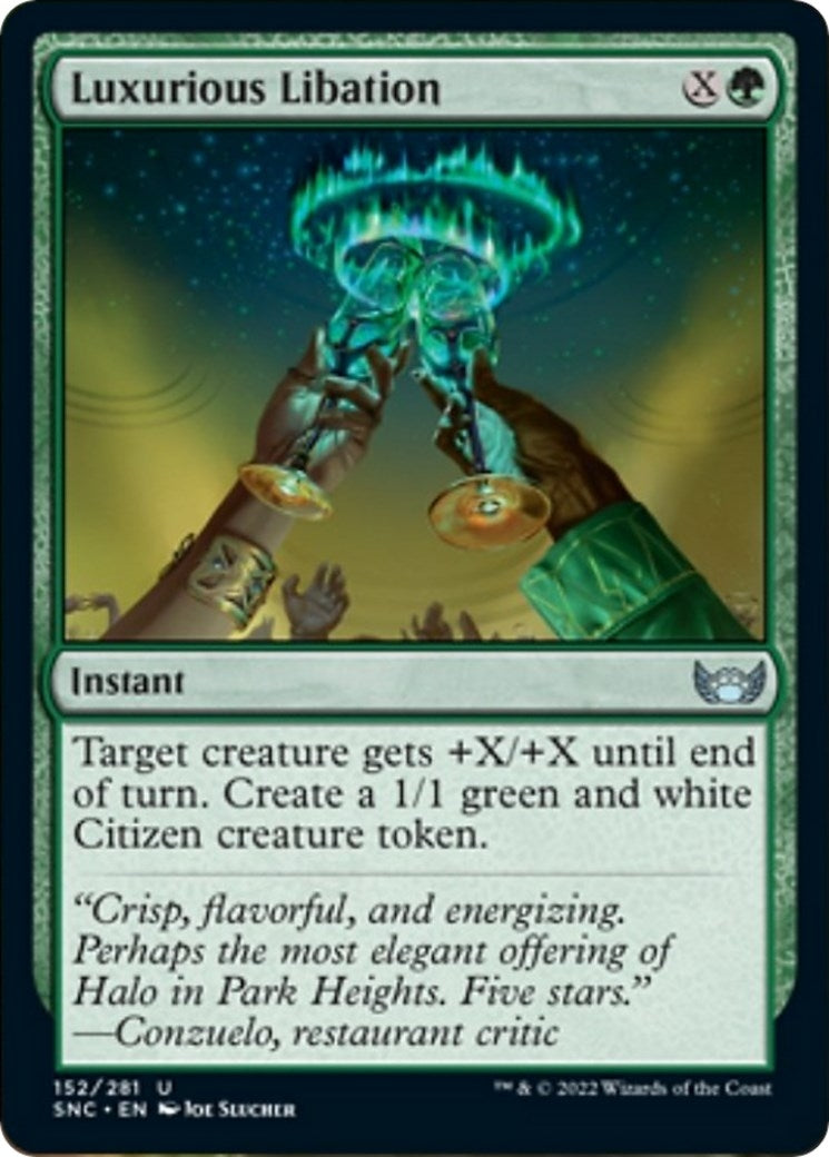 Image for Luxurious Libation (152) [Streets of New Capenna] - Magic: The Gathering