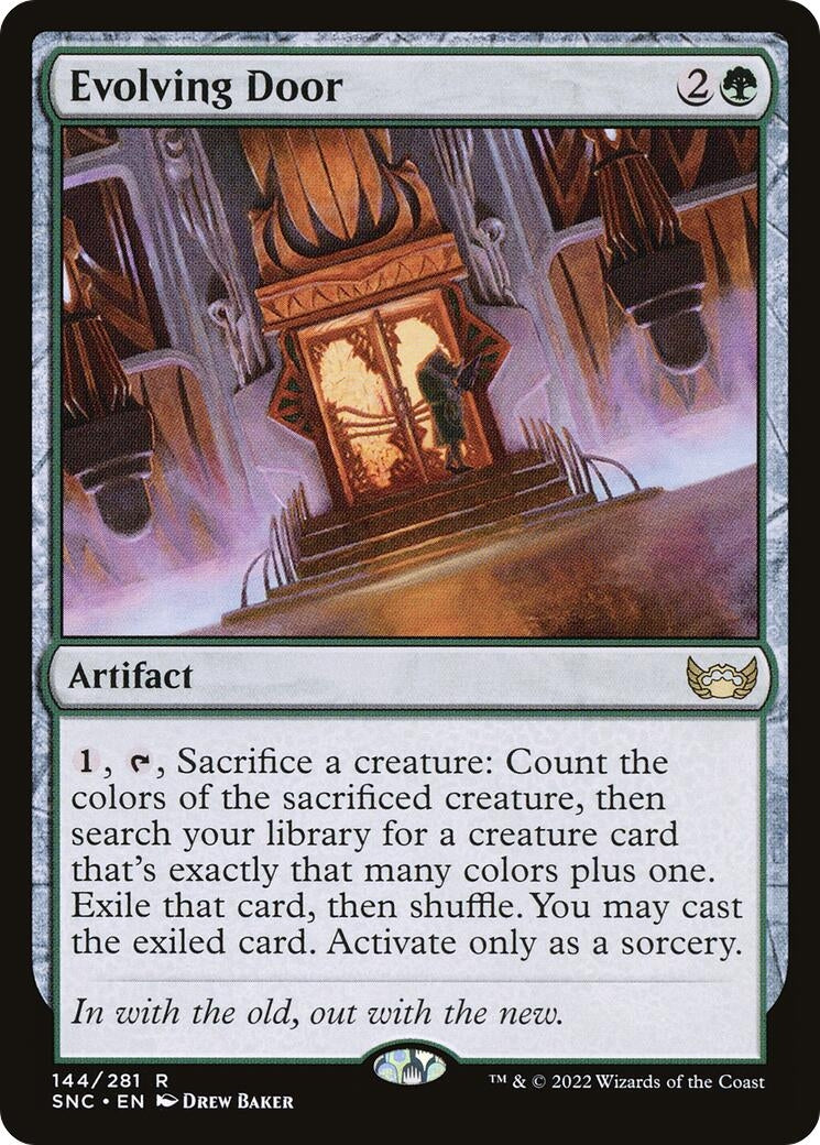 Image for Evolving Door (144) [Streets of New Capenna] - Magic: The Gathering