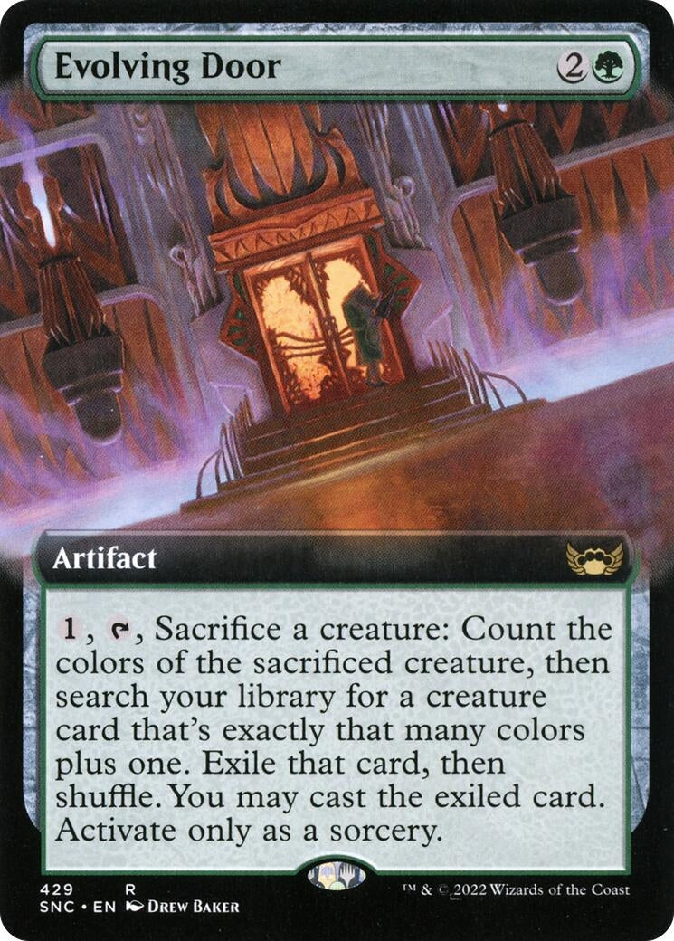 Image for Evolving Door (Extended Art) (429) [Streets of New Capenna] - Magic: The Gathering