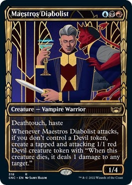 Image for Maestros Diabolist (Showcase) (318) [Streets of New Capenna] - Magic: The Gathering