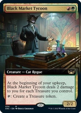 Image for Black Market Tycoon (Extended Art) (434) [Streets of New Capenna] - Magic: The Gathering