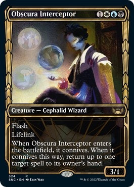 Image for Obscura Interceptor (Showcase) (324) [Streets of New Capenna] - Magic: The Gathering