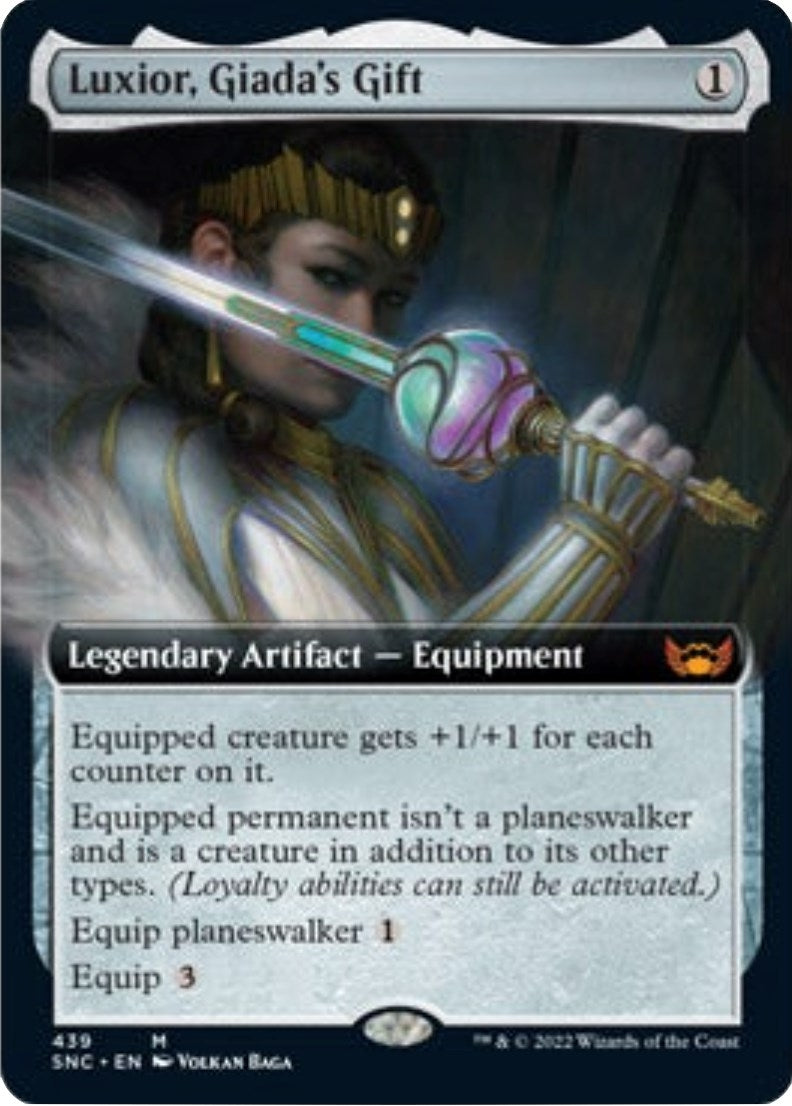 Image for Luxior, Giada's Gift (Extended Art) (439) [Streets of New Capenna] - Magic: The Gathering