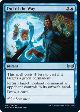 Image for Out of the Way (52) [Streets of New Capenna] - Magic: The Gathering