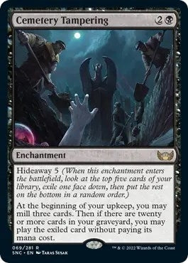 Image for Cemetery Tampering (69) [Streets of New Capenna] - Magic: The Gathering