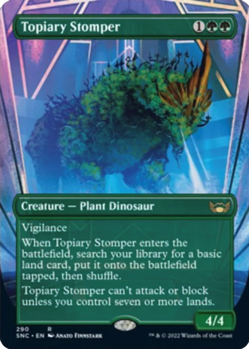Image for Topiary Stomper (Borderless) (290) [Streets of New Capenna] - Magic: The Gathering