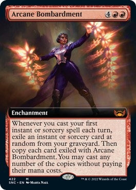 Image for Arcane Bombardment (Extended Art) (422) [Streets of New Capenna] - Magic: The Gathering