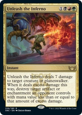 Image for Unleash the Inferno (229) [Streets of New Capenna] - Magic: The Gathering