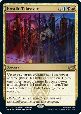 Image for Hostile Takeover (191) [Streets of New Capenna] - Magic: The Gathering