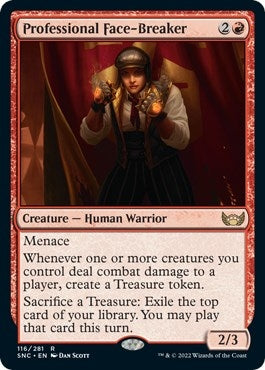 Image for Professional Face-Breaker (116) [Streets of New Capenna] - Magic: The Gathering