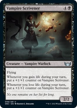 Image for Vampire Scrivener (98) [Streets of New Capenna] - Magic: The Gathering